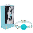 OUCH! Paris Collection - Silicone Ball Gag - Baby Blue Breatheable Mouth Restraint - BONDAGE - TOYS