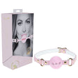 OUCH! Paris Collection - Silicone Ball Gag - Pink Breatheable Mouth Restraint - BONDAGE - TOYS