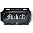 Ouch Satin Eye Mask Black Printed Sleep Mask For Travel And Comfort - BONDAGE - TOYS