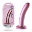 OUCH! Smooth Silicone G - Spot Dildo - 6'' / 14.5 cm - Rose Gold 14.5 cm Dildo - DONGS