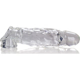 OxBalls Butch Cocksheath Clear – SuperFLEX Realistic Veined Sleeve - Adult Toys