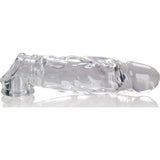 OxBalls Butch Cocksheath Clear – SuperFLEX Realistic Veined Sleeve - Adult Toys