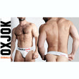 Oxballs Hunker Slider Strap Jock White Snow - Lingerie