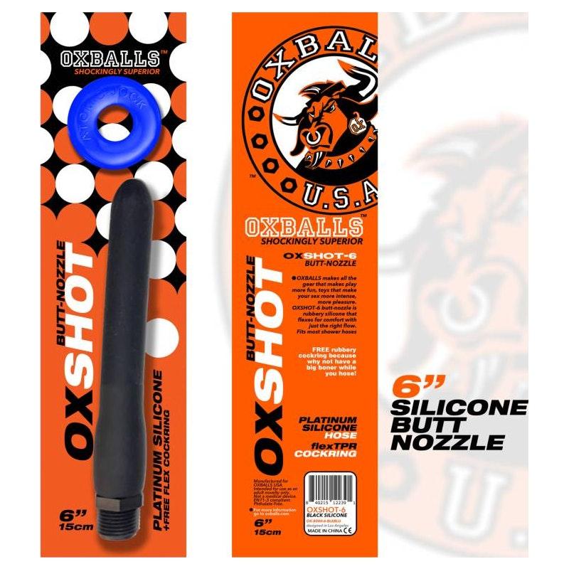 Oxshot Butt Nozzle 6in Shower Hose - Naughty by Nature Adult Store