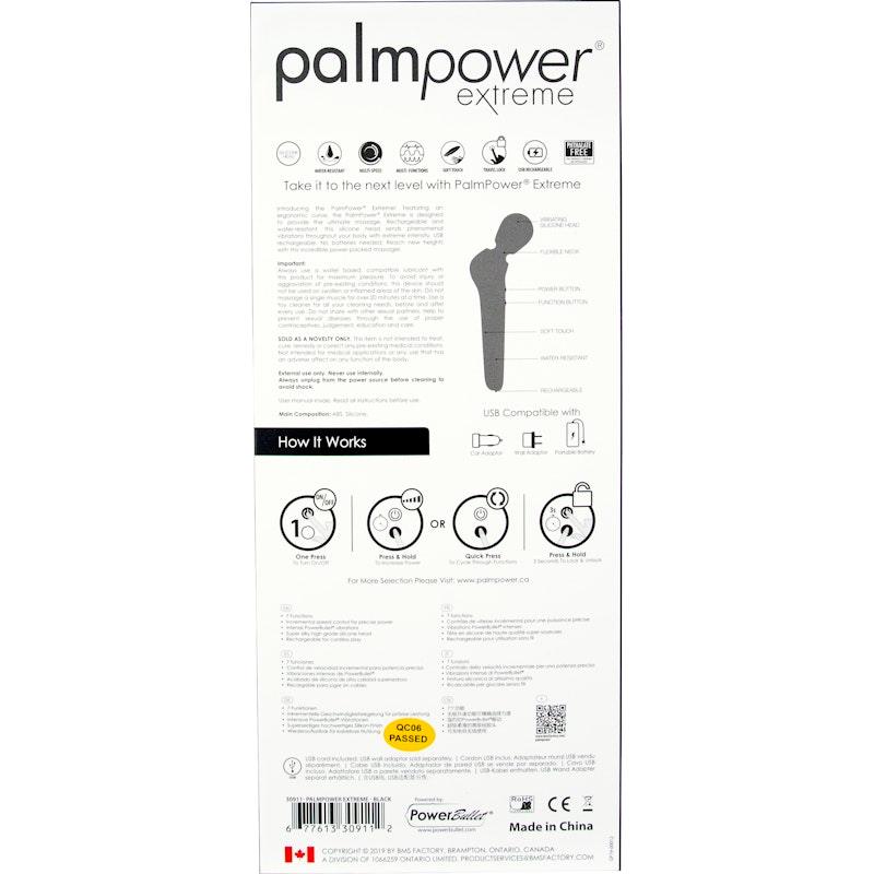 PalmPower Extreme Black - Naughty by Nature Adult Store