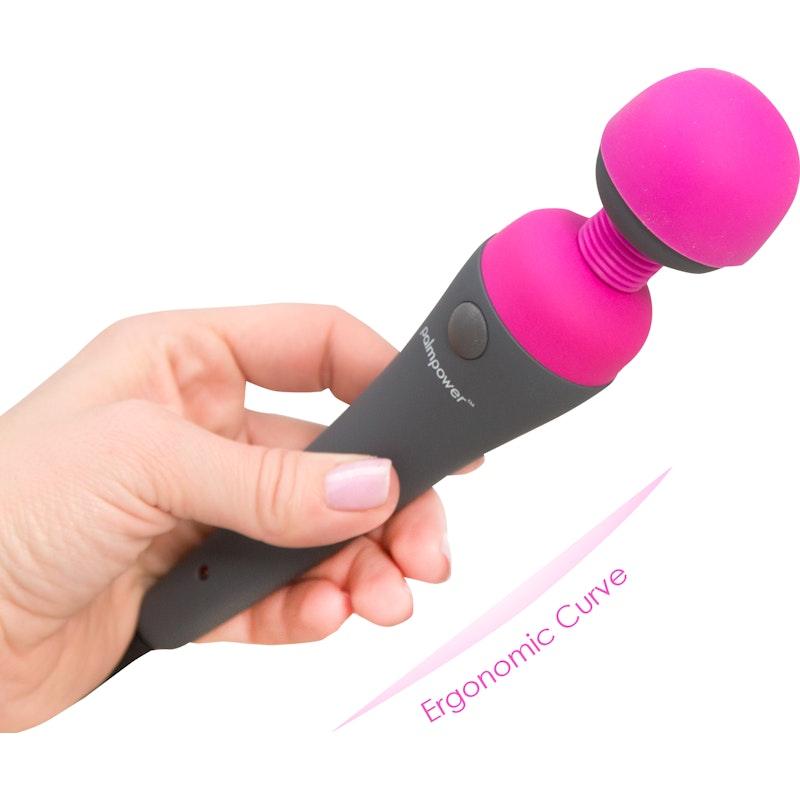 PalmPower Massage Wand Pink - Naughty by Nature Adult Store