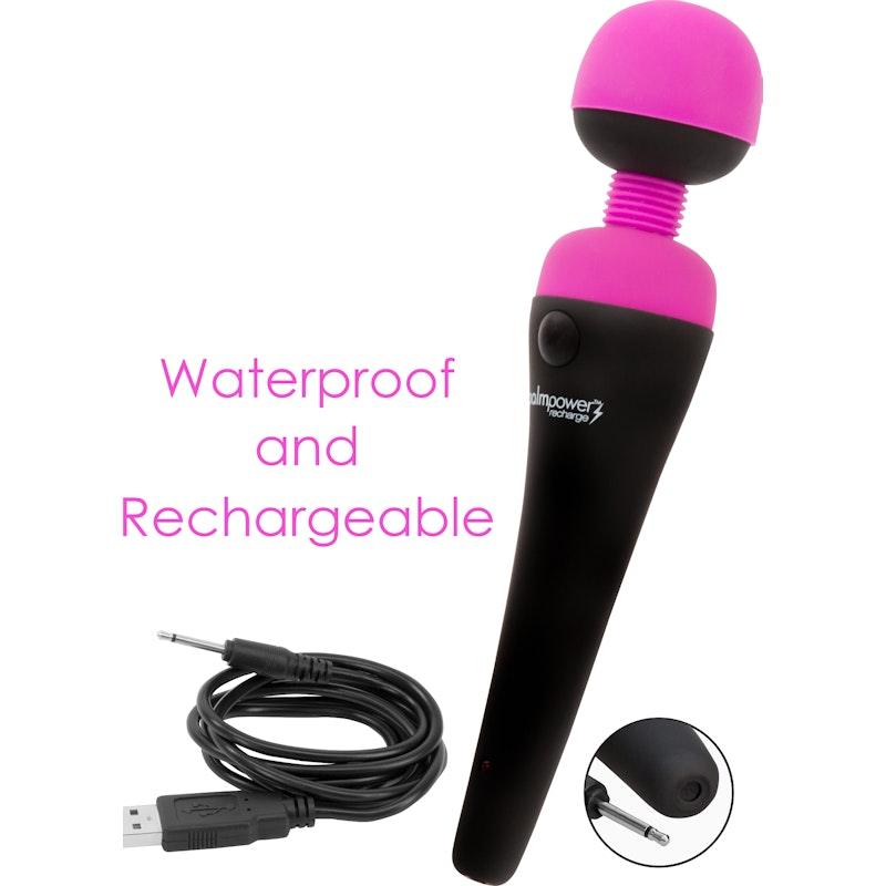 PalmPower Massage Wand Recharge Waterproof - Adult Toys