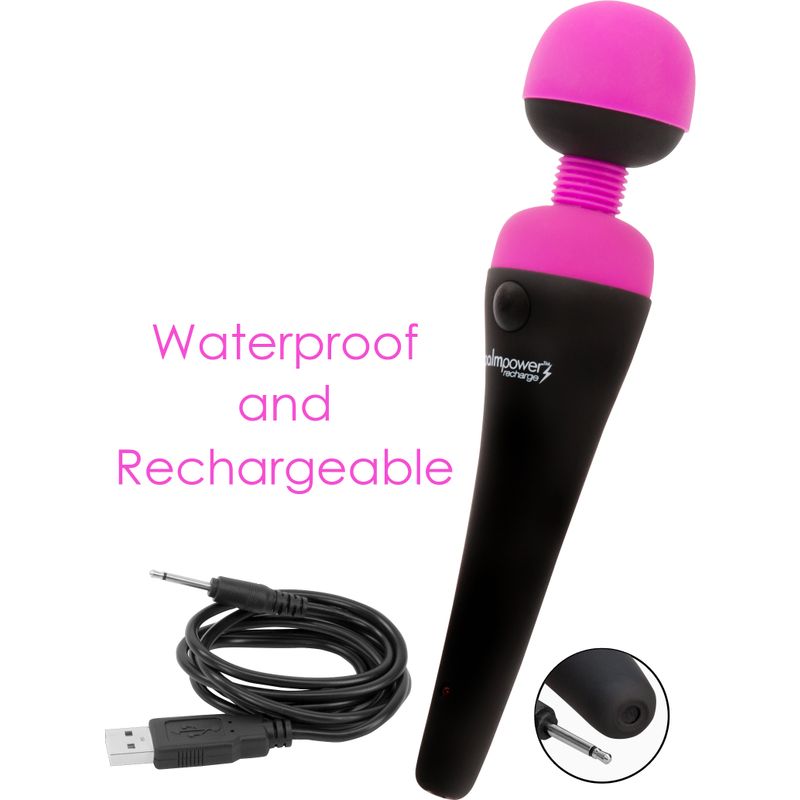 PalmPower Massage Wand Recharge Waterproof - Adult Toys