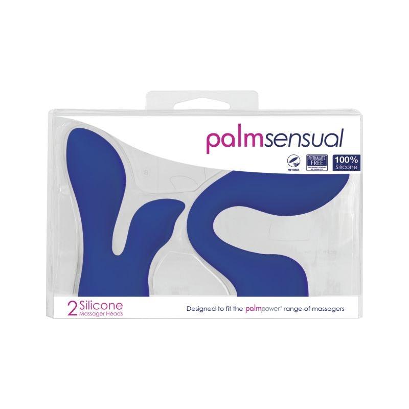 PalmSensual Massager Heads Blue (For use with PalmPower) - Adult Toys