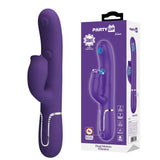 Party Up ALAN Dual Motor Vibrator - Purple - VIBRATORS