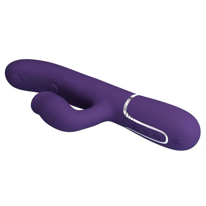 Party Up ALAN Dual Motor Vibrator - Purple - VIBRATORS