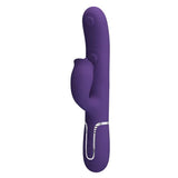 Party Up ALAN Dual Motor Vibrator - Purple - VIBRATORS