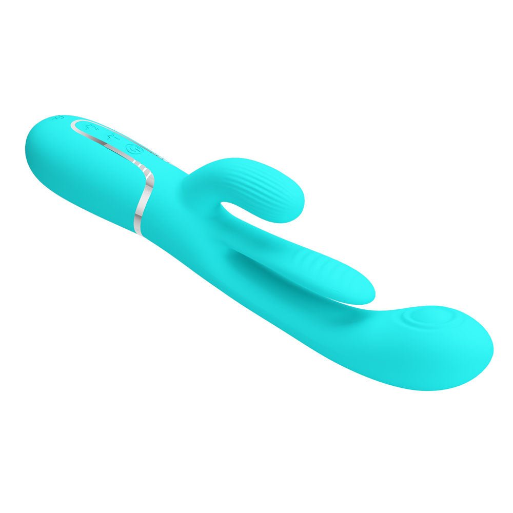 Party Up ANDY Multi Function Vibrator - Teal - VIBRATORS