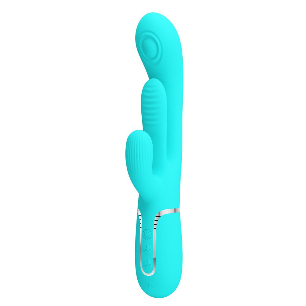 Party Up ANDY Multi Function Vibrator - Teal - VIBRATORS