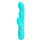 Party Up ANDY Multi Function Vibrator - Teal - VIBRATORS