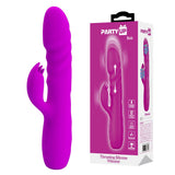 Party Up BOB Thrusting Vibe - Purple - VIBRATORS