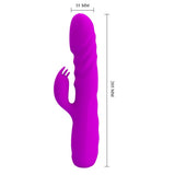 Party Up BOB Thrusting Vibe - Purple - VIBRATORS