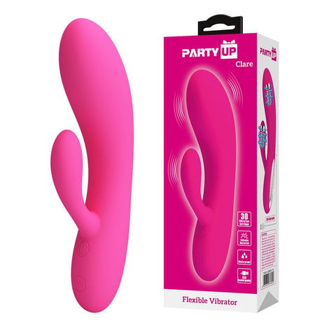 Party Up CLARE Flexible Vibe - Pink - VIBRATORS