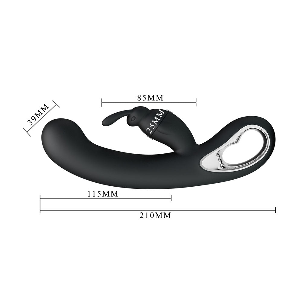 Party Up COLIN Rabbit Vibe - Black - VIBRATORS