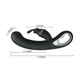 Party Up COLIN Rabbit Vibe - Black - VIBRATORS