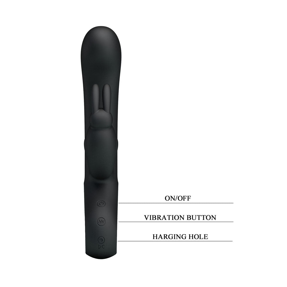 Party Up COLIN Rabbit Vibe - Black - VIBRATORS
