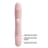 Party Up DAVE Rabbit Vibe - Pink - VIBRATORS