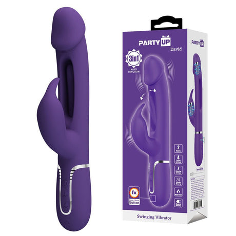 Party Up DAVID Swinging Vibe - Purple - VIBRATORS
