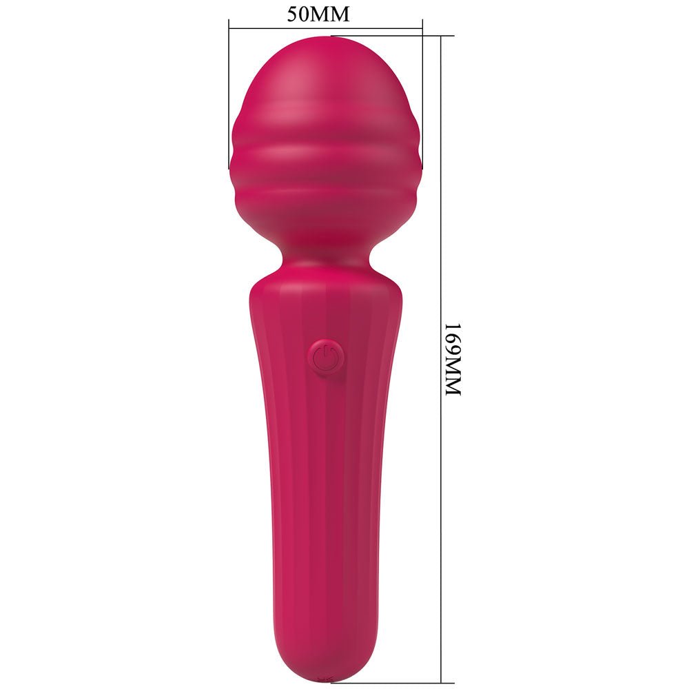 Party Up DUUNA Pink Massage Wand – Waterproof Silicone Vibrator - VIBRATORS