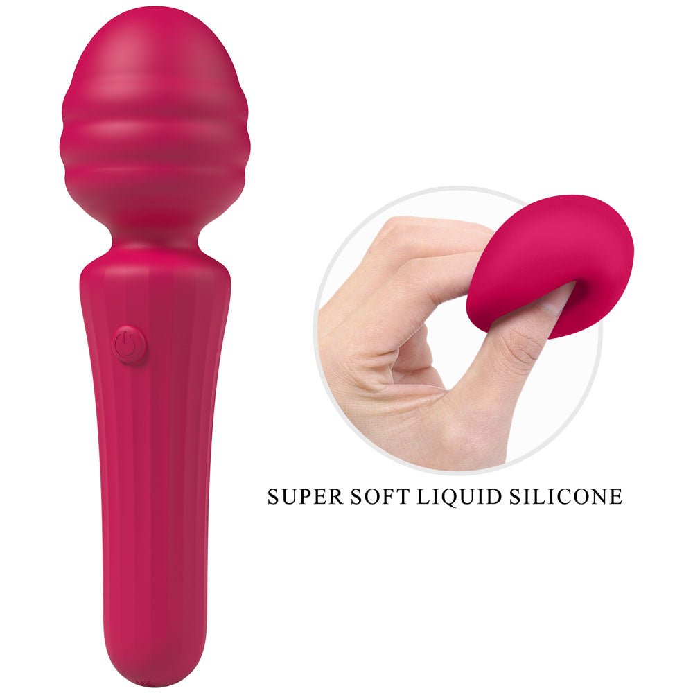 Party Up DUUNA Pink Massage Wand – Waterproof Silicone Vibrator - VIBRATORS