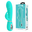 Party Up EDWARD Rabbit Vibe - Teal - VIBRATORS