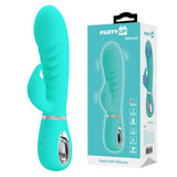 Party Up EDWARD Rabbit Vibe - Teal - VIBRATORS