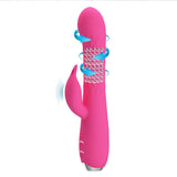 Party Up ERIC Rotating Beads Vibrator - Pink - VIBRATORS