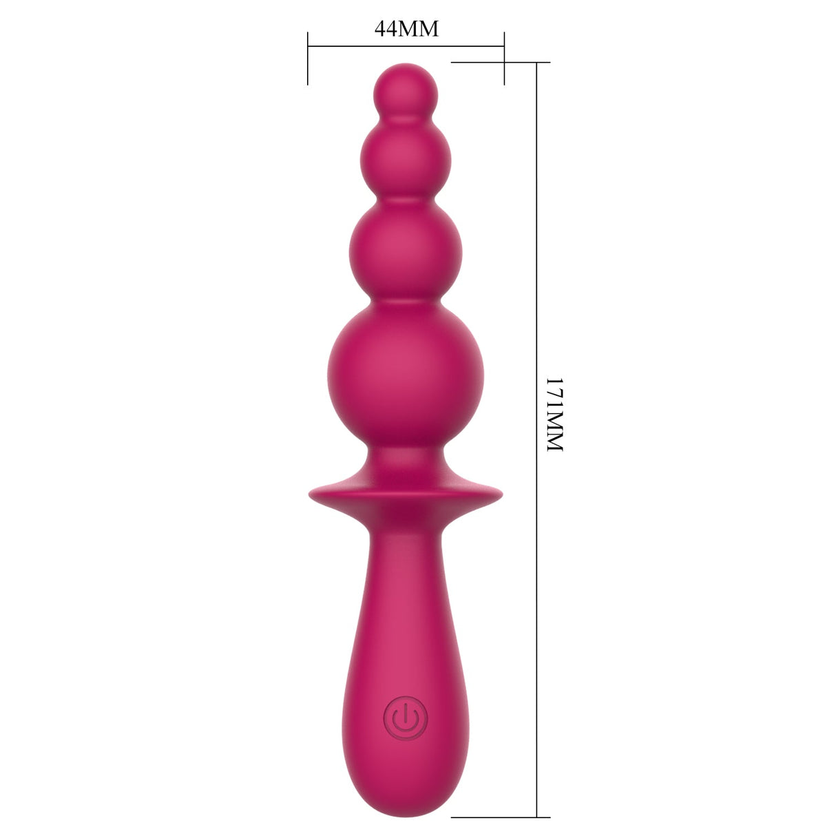 Party Up EVAJANE - Pink Beaded Vibrator - VIBRATORS