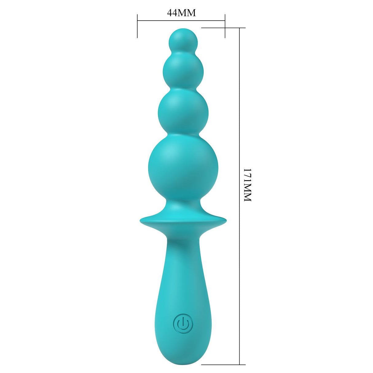 Party Up EVAJANE - Teal Beaded Vibrator - VIBRATORS