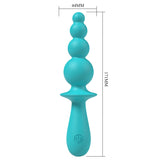 Party Up EVAJANE - Teal Beaded Vibrator - VIBRATORS