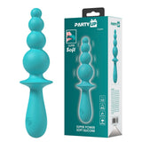 Party Up EVAJANE - Teal Beaded Vibrator - VIBRATORS