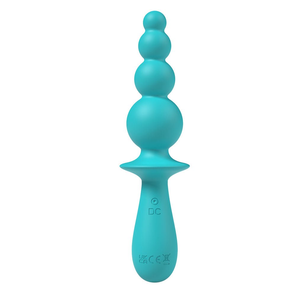 Party Up EVAJANE - Teal Beaded Vibrator - VIBRATORS