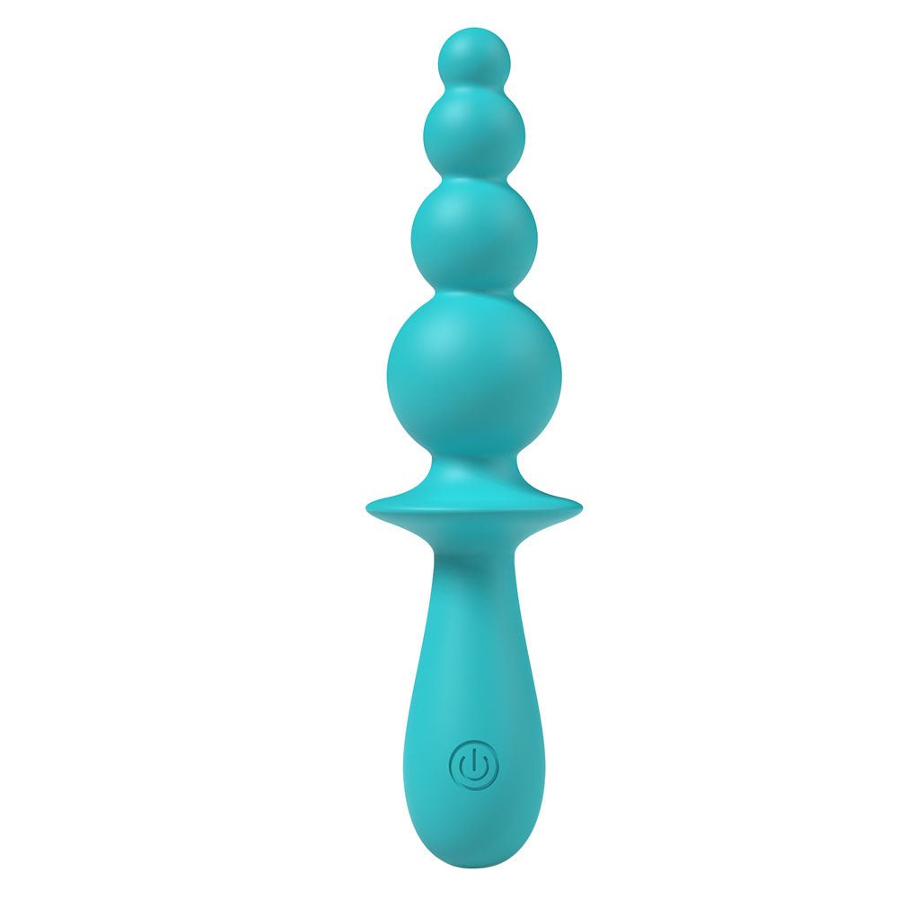 Party Up EVAJANE - Teal Beaded Vibrator - VIBRATORS