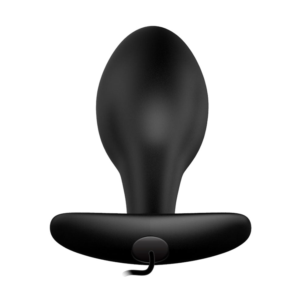 Party Up JASON Vibrating Anal Plug - Black - ANAL TOYS