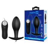 Party Up JASON Vibrating Anal Plug - Black - ANAL TOYS