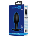 Party Up JEFF Silicone Plug - Black 8.5 cm - ANAL TOYS