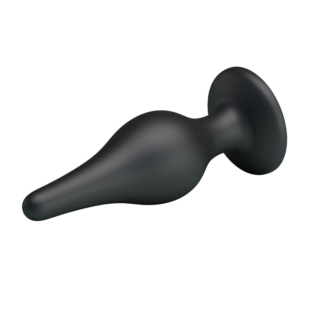 Party Up JEFFREY Butt Plug - Black 14 cm - ANAL TOYS