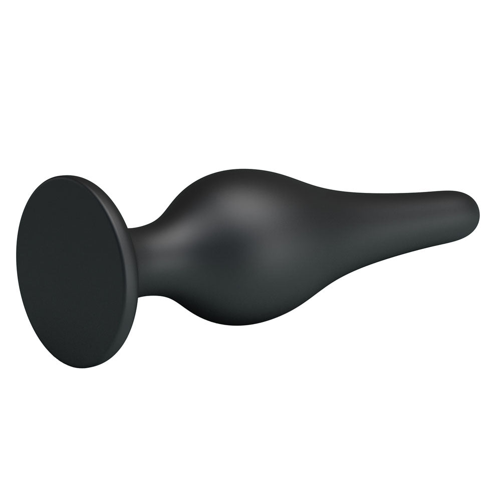 Party Up JEFFREY Butt Plug - Black 14 cm - ANAL TOYS