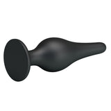 Party Up JEFFREY Butt Plug - Black 14 cm - ANAL TOYS
