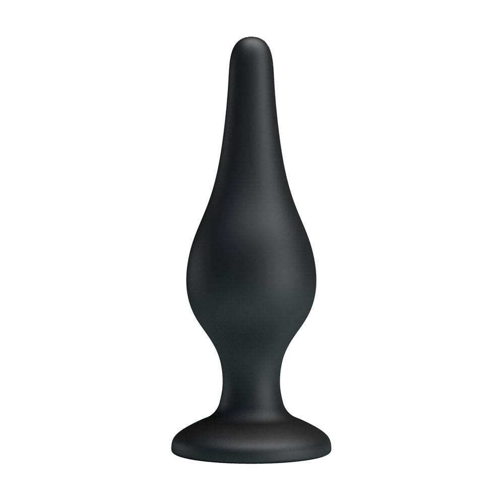 Party Up JEFFREY Butt Plug - Black 14 cm - ANAL TOYS