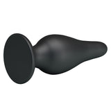 Party Up JEREMY Butt Plug - Black 15.4 cm - ANAL TOYS