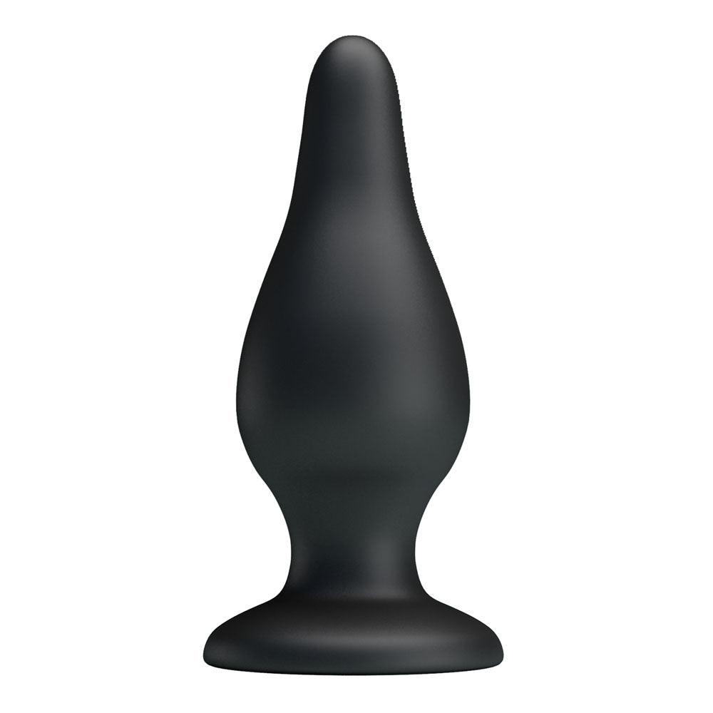 Party Up JEREMY Butt Plug - Black 15.4 cm - ANAL TOYS