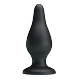 Party Up JEREMY Butt Plug - Black 15.4 cm - ANAL TOYS