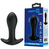 Party Up KEITH Vibrating Plug - Black - ANAL TOYS