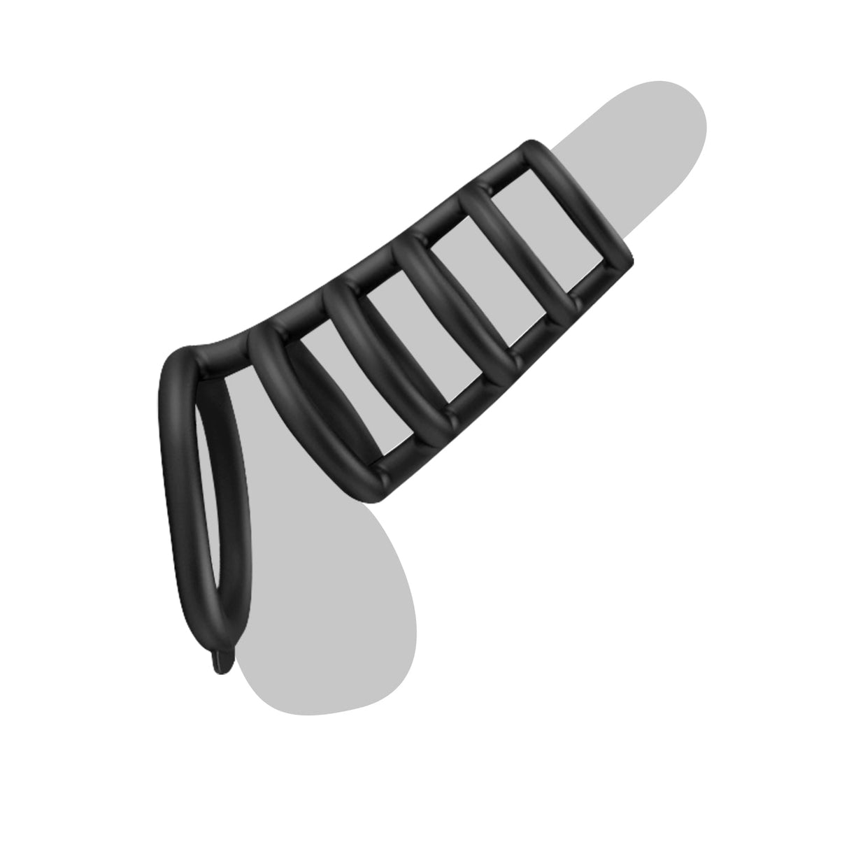 Party Up KIM Cock Cage - Black - COCK RINGS